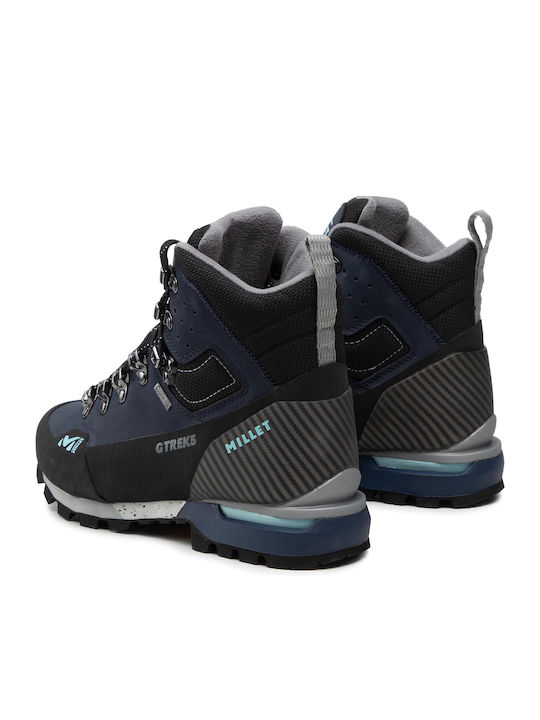 Millet Trek 5 GTX Women's Hiking Waterproof Boots With Gore-Tex Membrane Blue