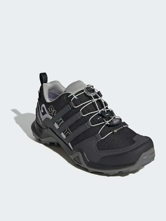 adidas Terrex Swift R2 GTX Γυναικεία Ορειβατικά Παπούτσια Αδιάβροχα με Μεμβράνη Gore-Tex Core Black / Dgh Solid Grey / Purple Tint