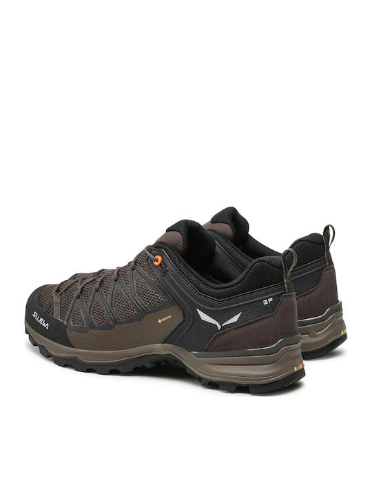 Salewa MTN Trainer Lite GTX Men's Waterproof Hiking Shoes With Gore-Tex Membrane Brown