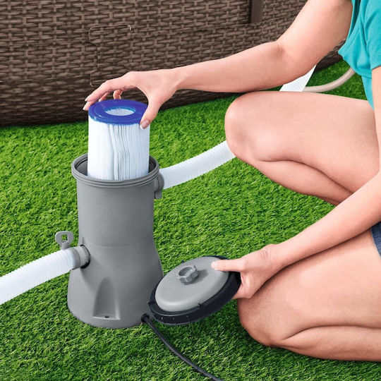 Bestway Pool Pump Flowclear Filter Single-Phase with Maximum Flow 3028 liters/hour