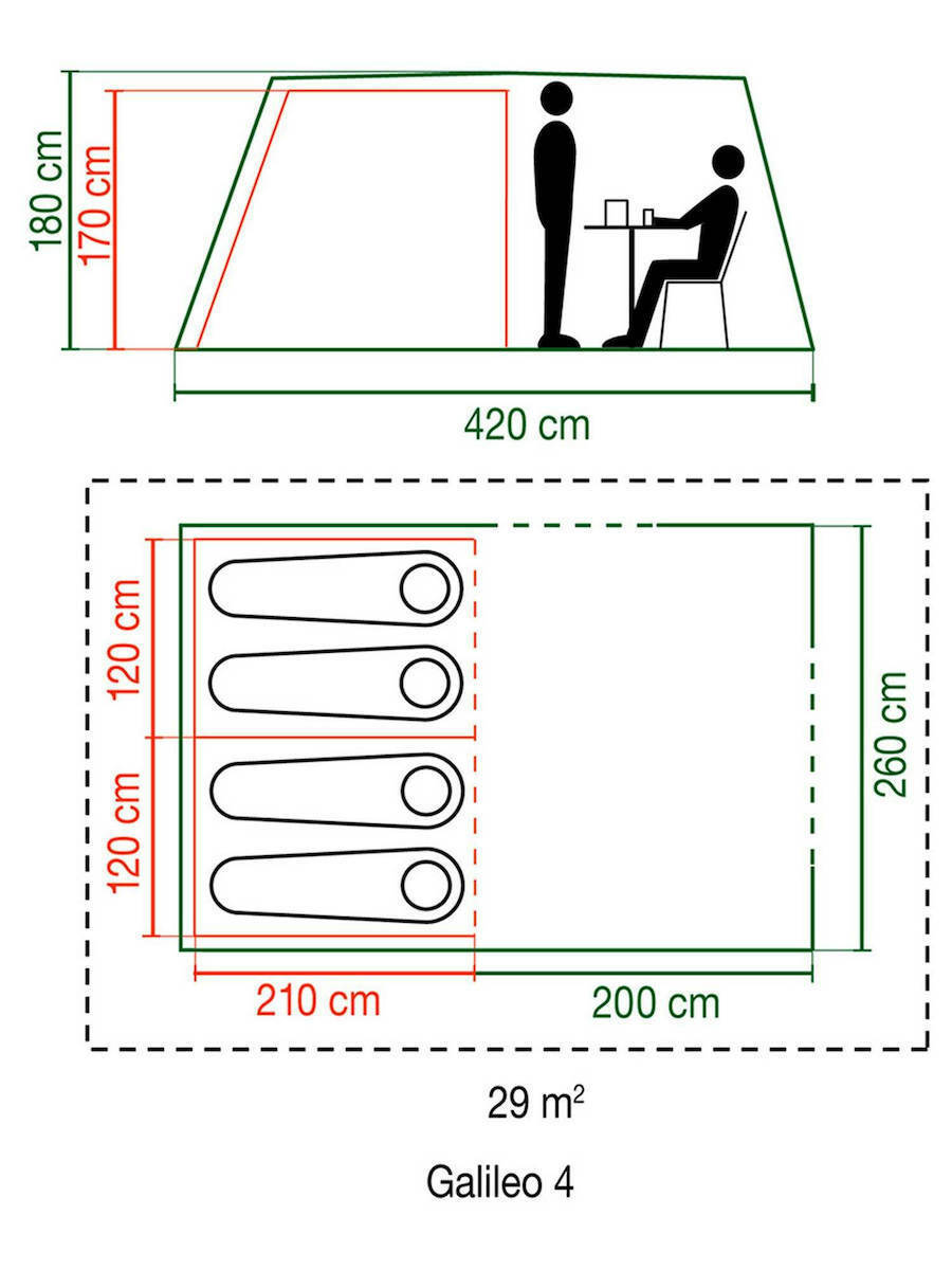 Coleman galileo outlet 4