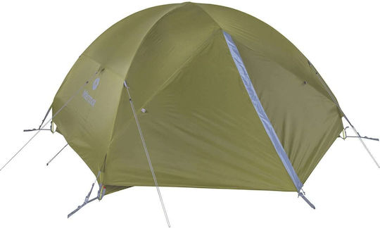 Marmot Vapor 3P Green Camping Tents Igloo Mountaineering Green with Double Cloth 4 Seasons for 3 People Waterproof 3000mm 229x186x117cm