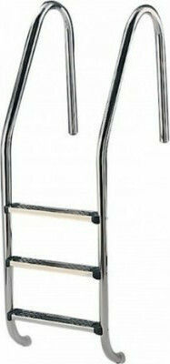 Kripsol Standard Pool Ladder from Stainless Steel 119.6x50cm Silver