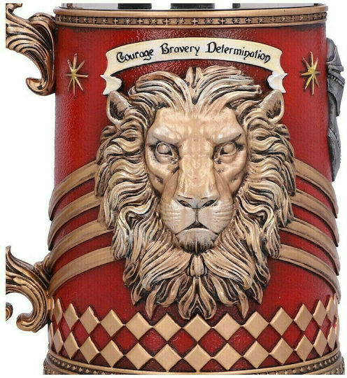 Nemesis Now Harry Potter - Gryffindor Pahar Bere din Plastic în Culoare Roșu 1buc