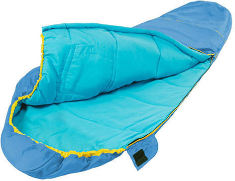 Gruezi Bags Sleeping Bag Kids Colorful Blue