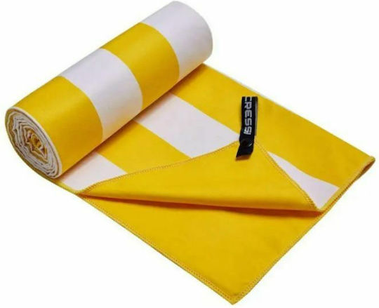 CressiSub Fast Drying Πετσέτα Microfiber Σώματος Αντιβακτηριδιακή Stripe Sunflower 180x90εκ.