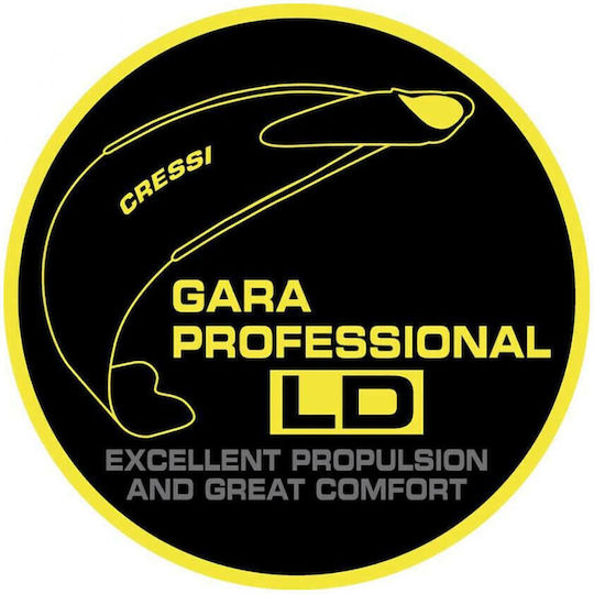 CressiSub Βατραχοπέδιλα Κατάδυσης Gara Professional LD Μακριά Γκρι