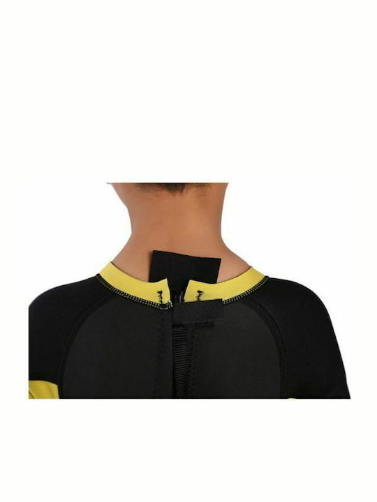 CressiSub Smoby Kids Wetsuit for Diving with Zip Black / Yellow 2mm