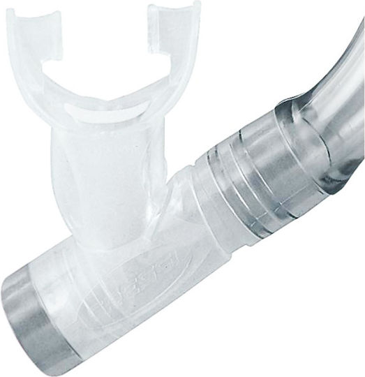 CressiSub Gamma Snorkel Blue with Silicone Mouthpiece