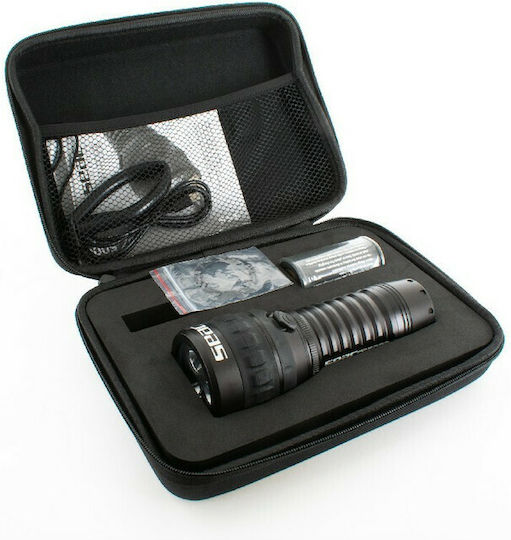 Seac SZ5000 Diving Safety Lights Rechargeable LED with Brightness 4200lm for Depth up to 100m
