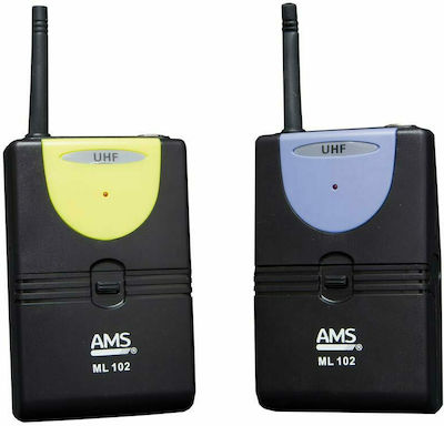 Wireless Condenser (Small Diaphragm) Microphone AMS MU 302+ML 102 Lapel Voice