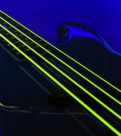 DR NEON Gelbe Einstellen für Basssaiten Vernickelter Stahl 45 - 105" Medium