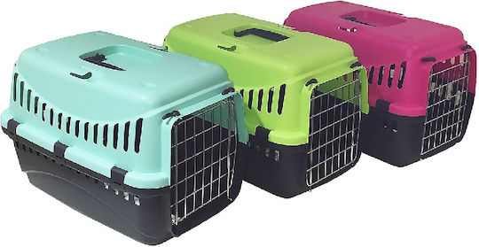 Pet Camelot Carrier Кенел за превоз на кучета Петролен 46x32x31см