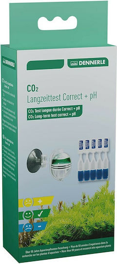 Dennerle Τest Νερού Ενυδρείου Co2 Long Term Test Correct + pH