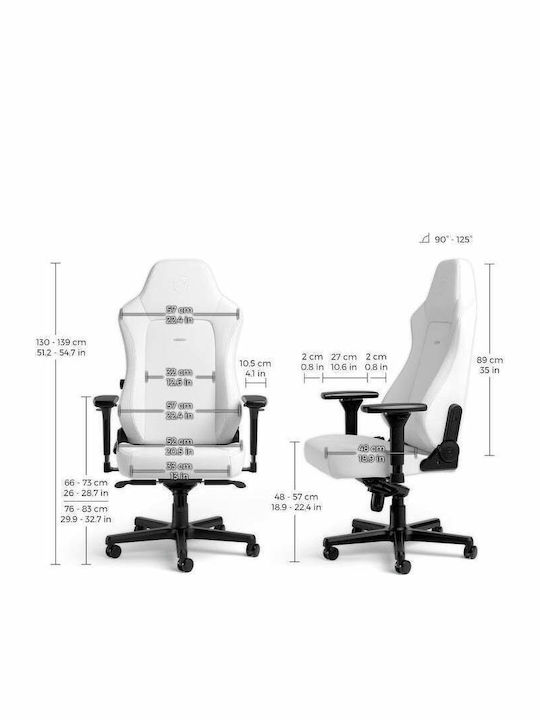 Noblechairs Hero Scaun Gaming Din Piele Sintetică Ediția Albă Noblechairs Hero Scaun Gaming Din Piele Sintetică Ediția Albă