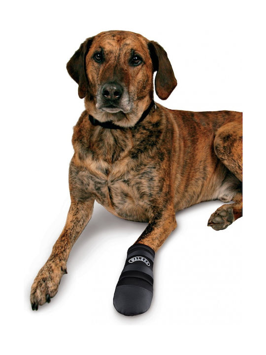 Trixie Walker Care Shoes Dog XLarge Black in Black Color