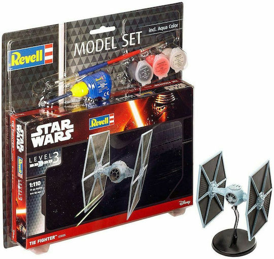 Revell Φιγούρα Μοντελισμού Διαστημόπλοιο ΤΙΕ Fighter (1:110) 22 Κομματιών σε Κλίμακα 1:110 με Κόλλα και Χρώματα 9.2εκ.