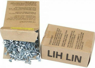 Lih Lin MDF Screw Phillips Galvanized with Diameter M4 and Length 70mm 400pcs