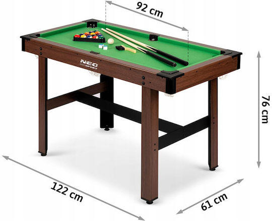 NEO Sport NS-807 Американска Билярдна Маса М122xШ61xВ76cm