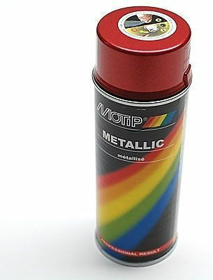 Motip Dupli Σπρέι Βαφής Metallic Ακρυλικό με Μεταλλικό Εφέ Κόκκινο 400ml