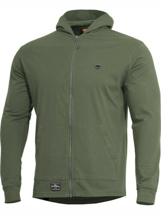 Pentagon Agis Ring Spun Sweater Hunting Cardigan Green