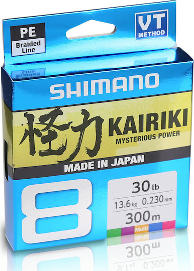 Shimano Kairiki 8 Braid Fishing Filament 300m / 0.23mm / 5.3kg