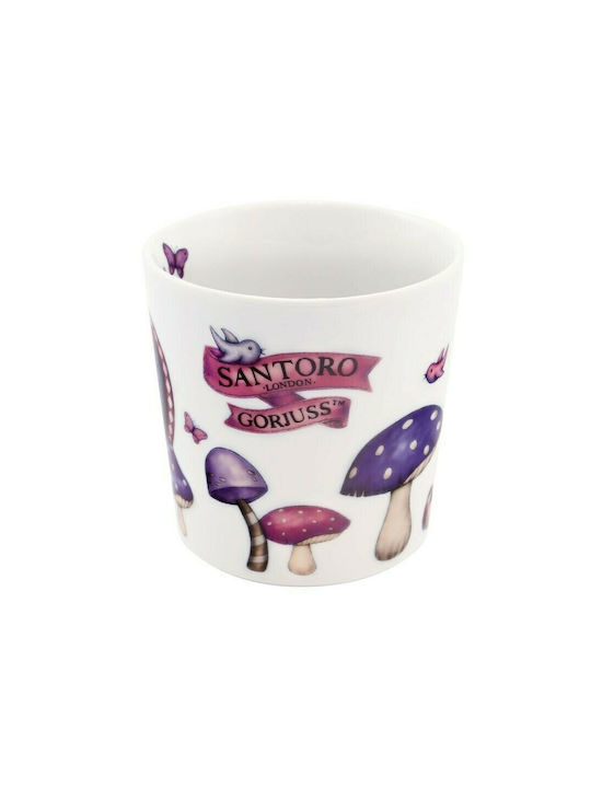 Santoro Curiosity Ceramic Cup White