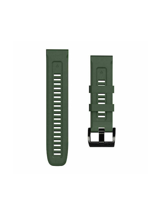 Tech-Protect Iconband Strap Silicone Army Green (Fenix 3 / 5X / 5X Plus / 6X / 6X Pro / 7X / 7X Pro / 8 (51mm))