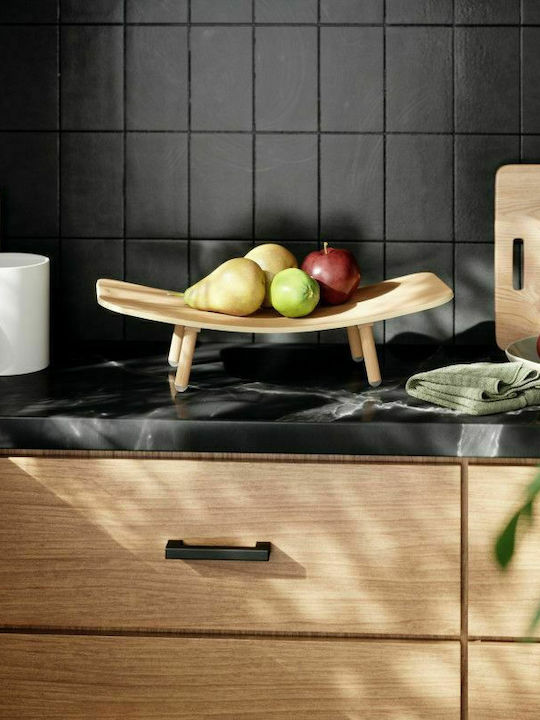 Umbra Vinola Tischplatte Flaschenhalter Hölzernes für 3 Flaschen Beige 50x20x13εκ.