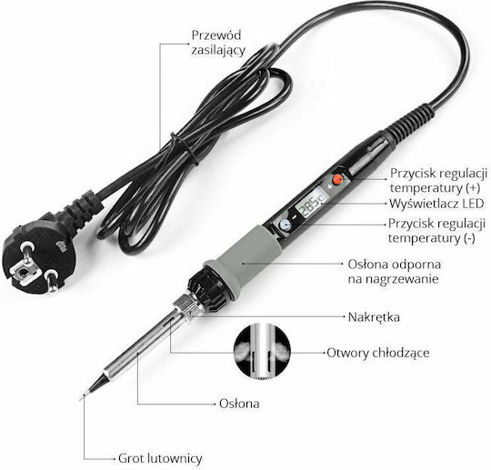 Electric Soldering Iron 90W with Temperature Setting