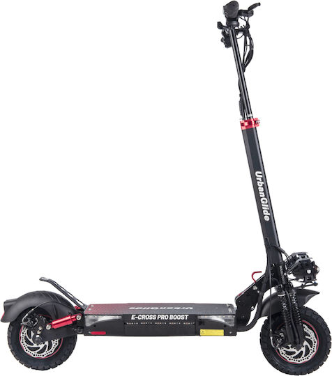 UrbanGlide E-Cross Pro Boost Electric Scooter with 25km/h Max Speed and 50km Autonomy in Black Color