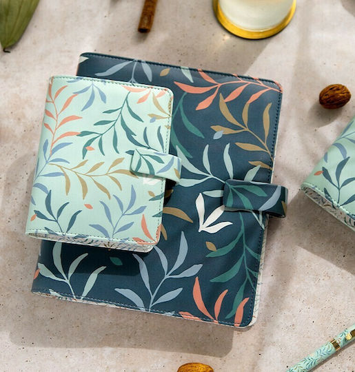 Filofax Ημερήσιο Organizer Botanical A5 Μπλε Δερμάτινο 21.7x23.3εκ.