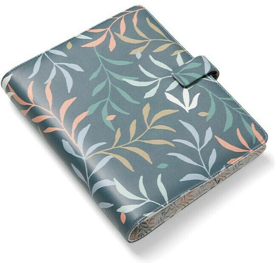 Filofax Ημερήσιο Organizer Botanical A5 Μπλε Δερμάτινο 21.7x23.3εκ.