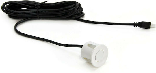 AMiO Car Parking System with Buzzer and 8 Sensors in White Color