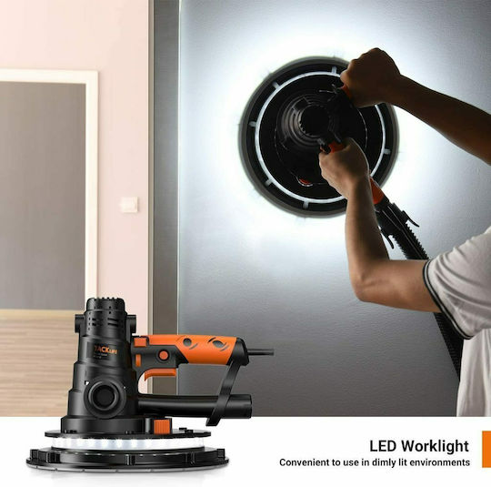 Tacklife PDS03B Έκκεντρο Τριβείο 220mm Ρεύματος 800W με Ρύθμιση Ταχύτητας και με Σύστημα Αναρρόφησης