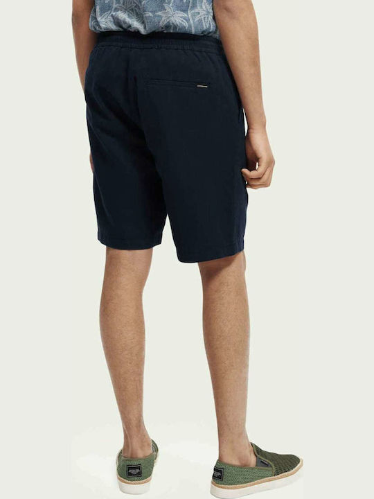 Scotch & Soda Fave Αθλητική Ανδρική Βερμούδα Navy Μπλε