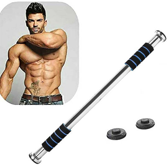 Pull-Up Bar For Door 60-100cm For User Up To 100kg Silver/Black/Blue