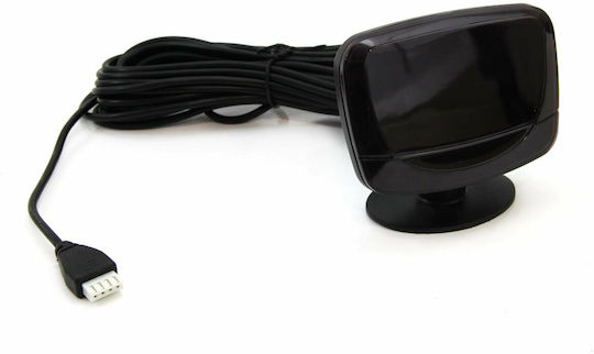 AMiO Car Parking System with Screen / Buzzer and 4 Sensors 22mm in Silver Color