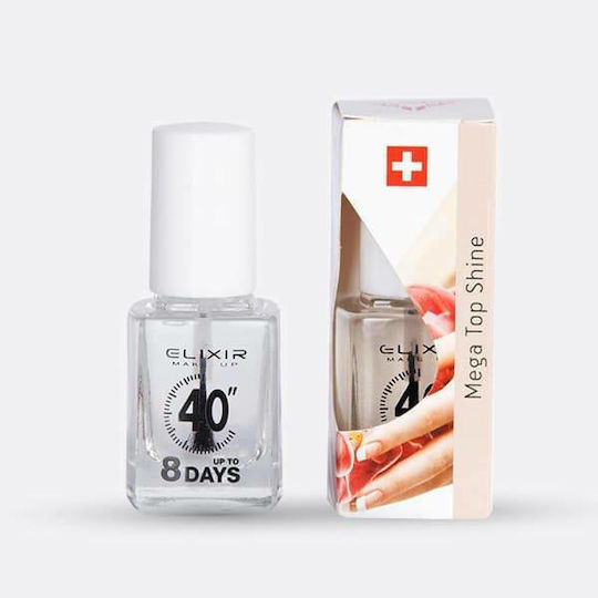 Elixir Mega Shine Nail Treatment with Brush No 871 13ml