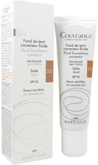 Eau Thermale Avène Couvrance Liquid Make Up SPF20 3.0 Sable 30ml