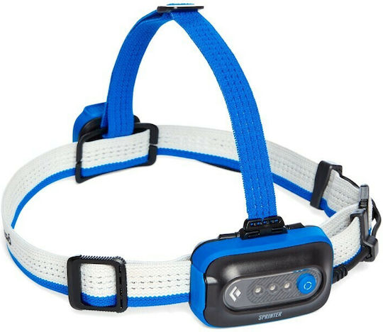 Black Diamond Rechargeable Headlamp LED IPX4 with Maximum Brightness 500lm Sprinter 500 Blue