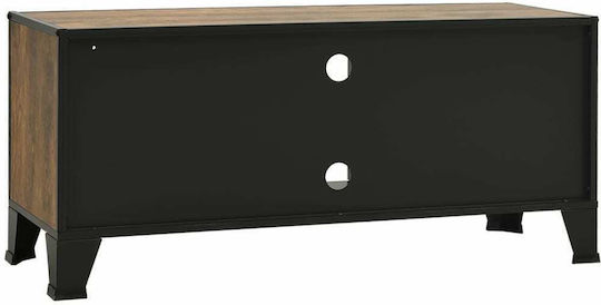TV-Ständer Schwarz - Braun M105xT36xH47cm