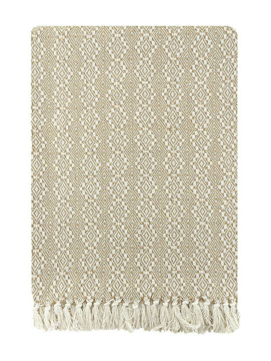 Madi Faith Ριχτάρι Διθέσιου Καναπέ 180x250εκ. Beige FAITH BEIGE-2TH