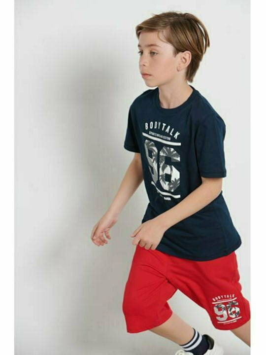 Kids' Set with Shorts Summer 2pcs Navy Blue