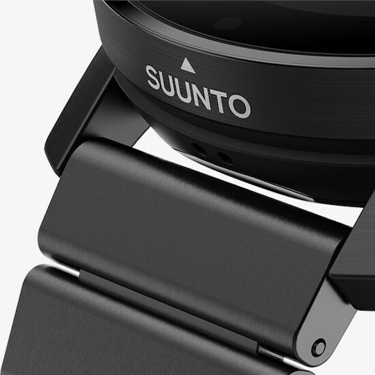 Suunto 9 Peak Titanium 43mm Αδιάβροχο Smartwatch με Παλμογράφο (Full Titanium Black)