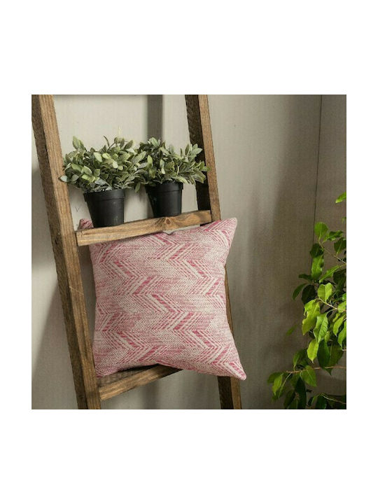 Teoran Decorative Pillow Case Siena from 100% Cotton 06 Pink 30x50cm.