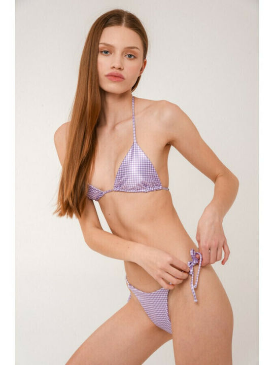 Alex Set Bikini Τριγωνάκι Λιλά