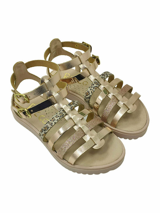 Kinder Sandalen Anatomisch Gold