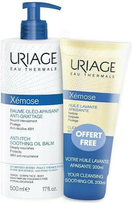 Uriage Xemose Skin Care Set with Body Cleanser & Body Cream