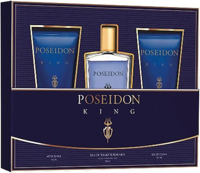 Instituto Espanol Poseidon The King Men's Set with Eau de Toilette 3pcs